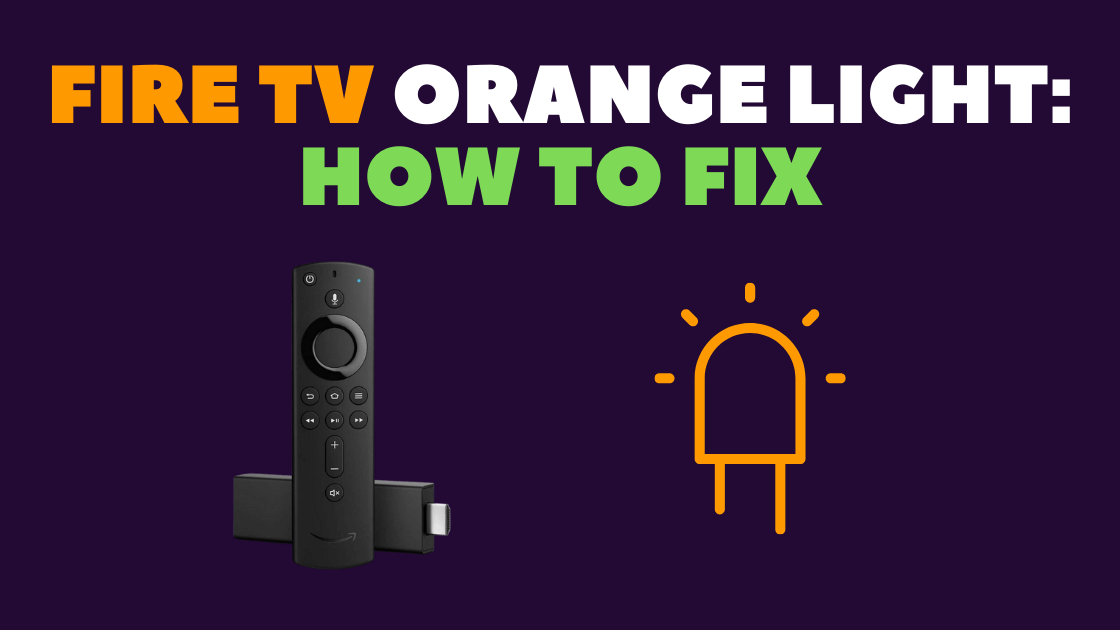 Fire TV Orange Light [Fire Stick] How to Fix in seconds Robot