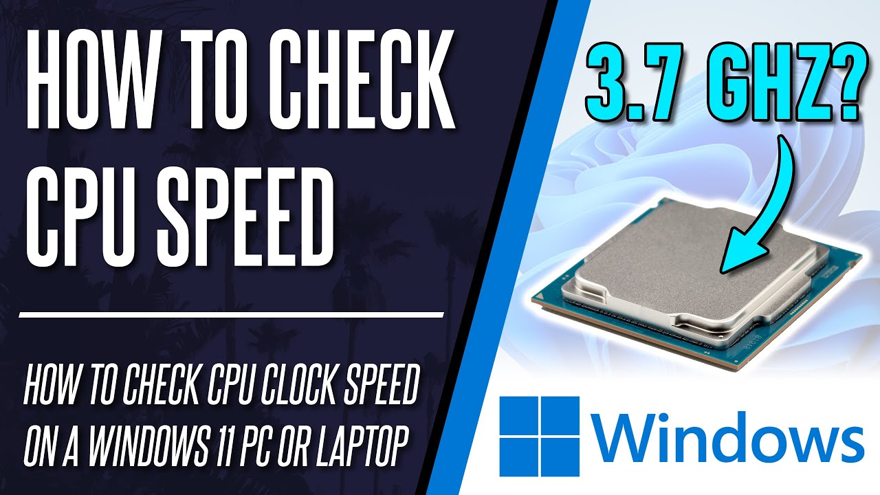 How To Check CPU Speed