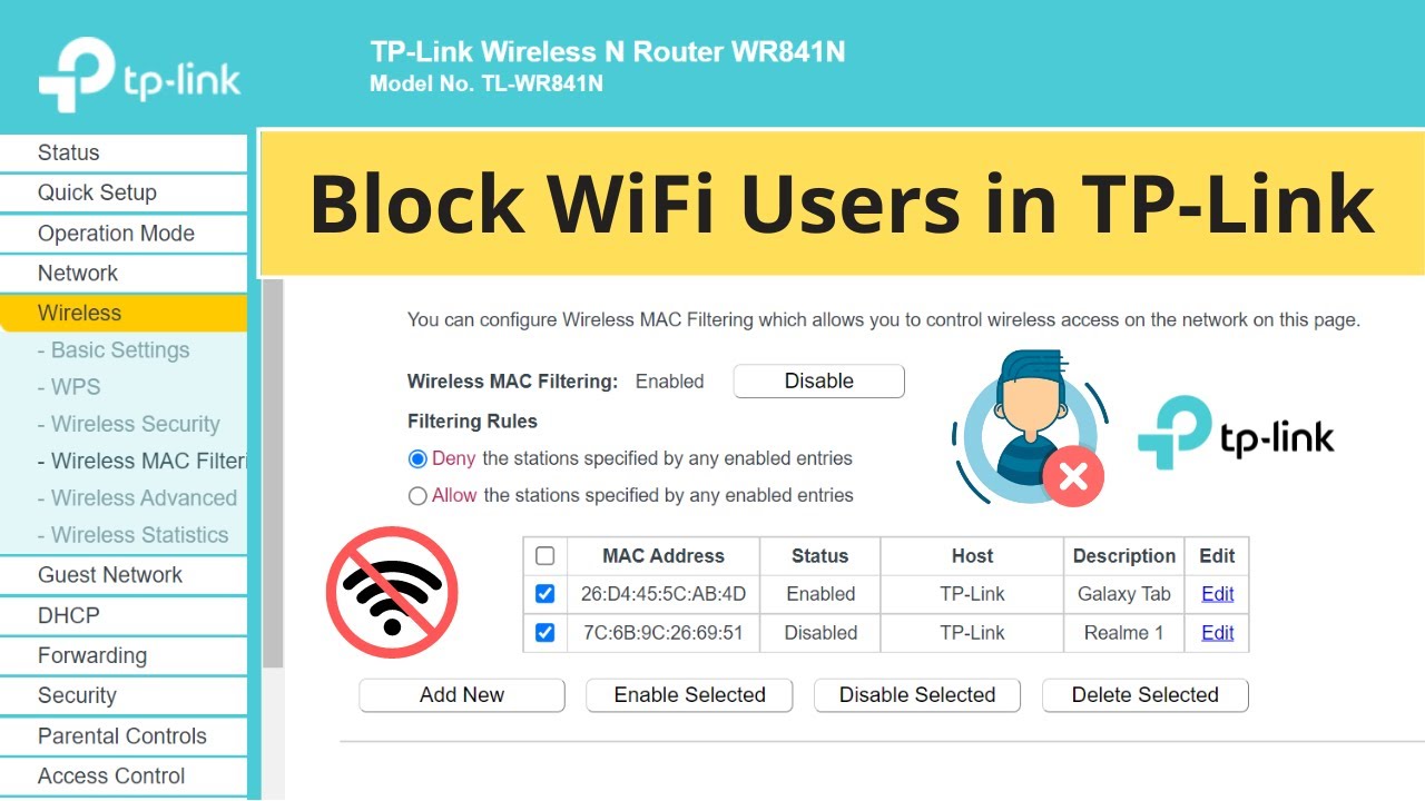 How To Block A Device From Wifi