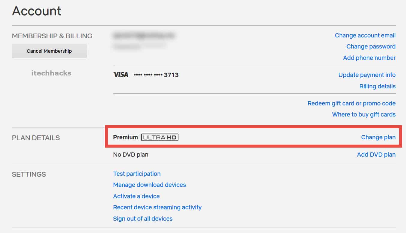 How To Change My Netflix Plan