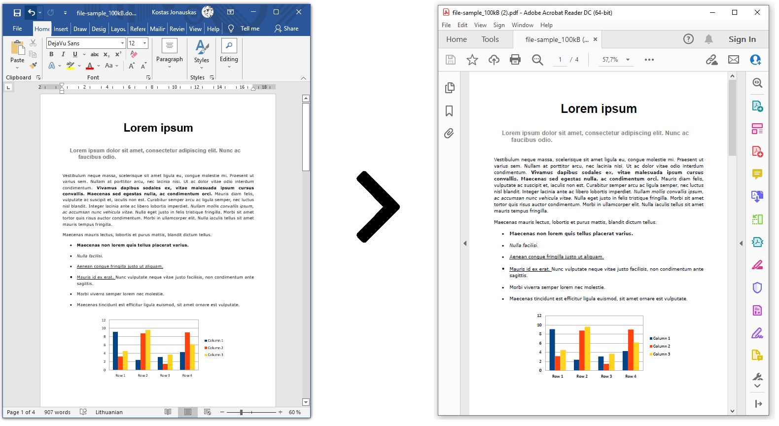 How To Convert Word File To Pdf In PHP Code