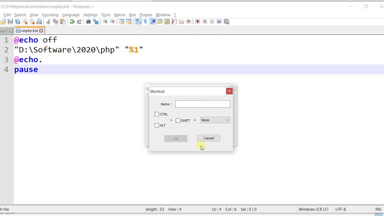 How To Create PHP File In Notepad