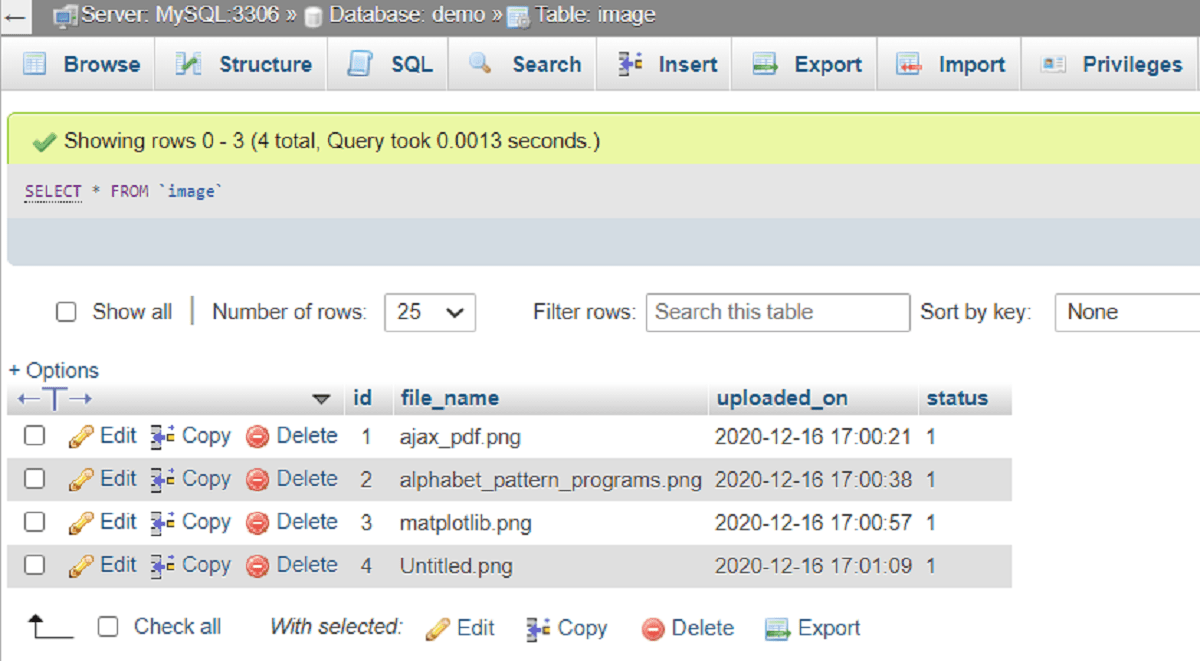 How To Store Image In Mysql Using PHP