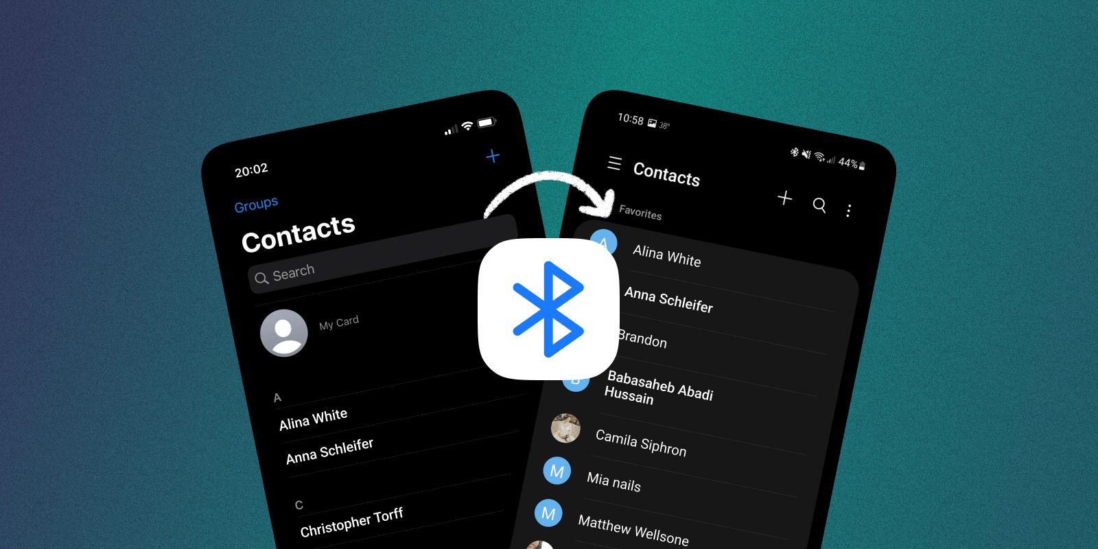 How To Transfer Contacts From Android To Iphone Via Bluetooth