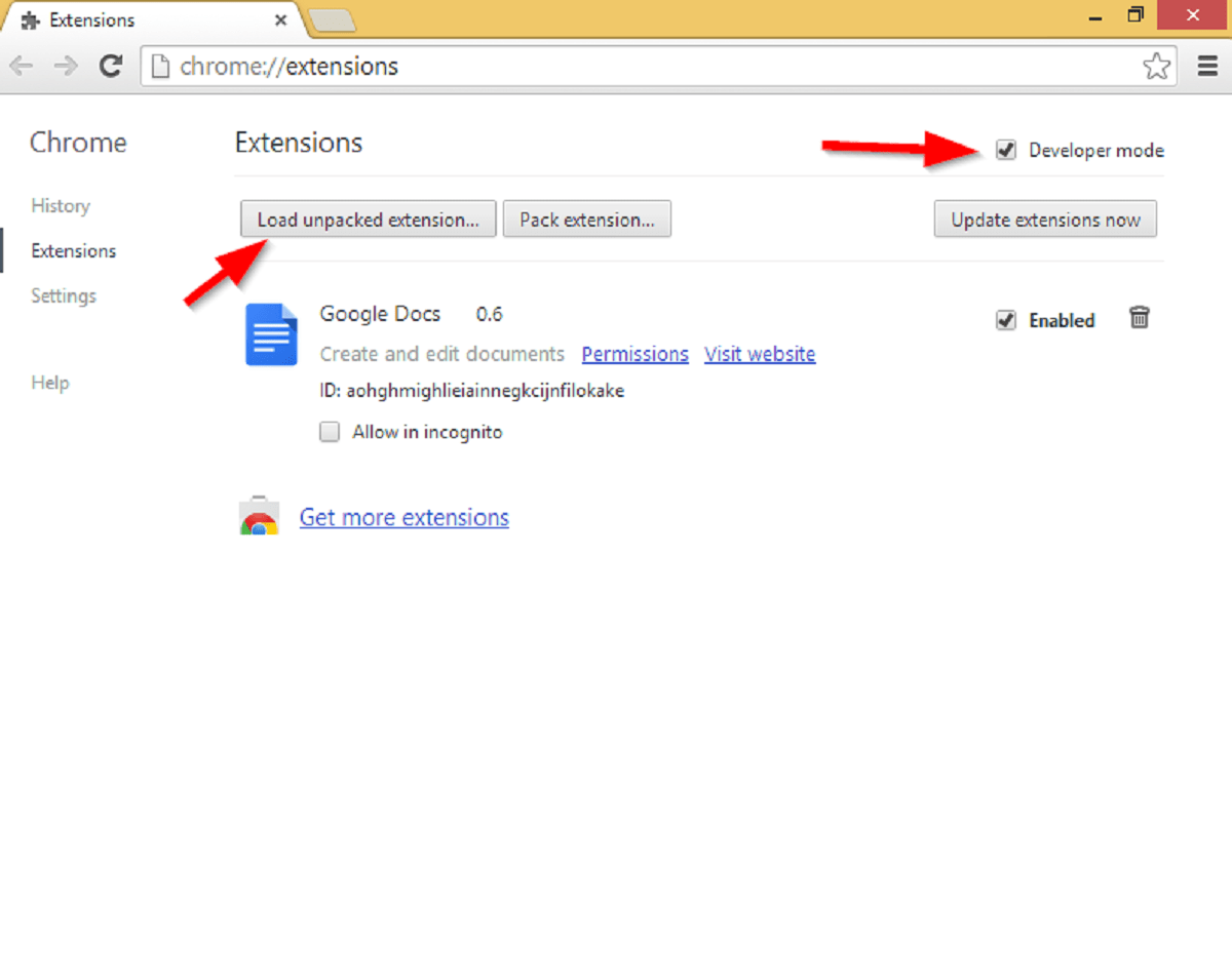 How To Enable Chrome Extensions Not From  Store