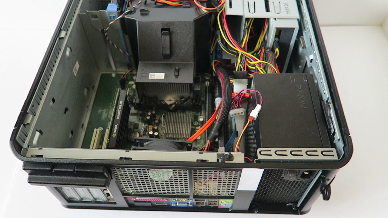 Dell Optiplex 755 How to Remove Case Fan
