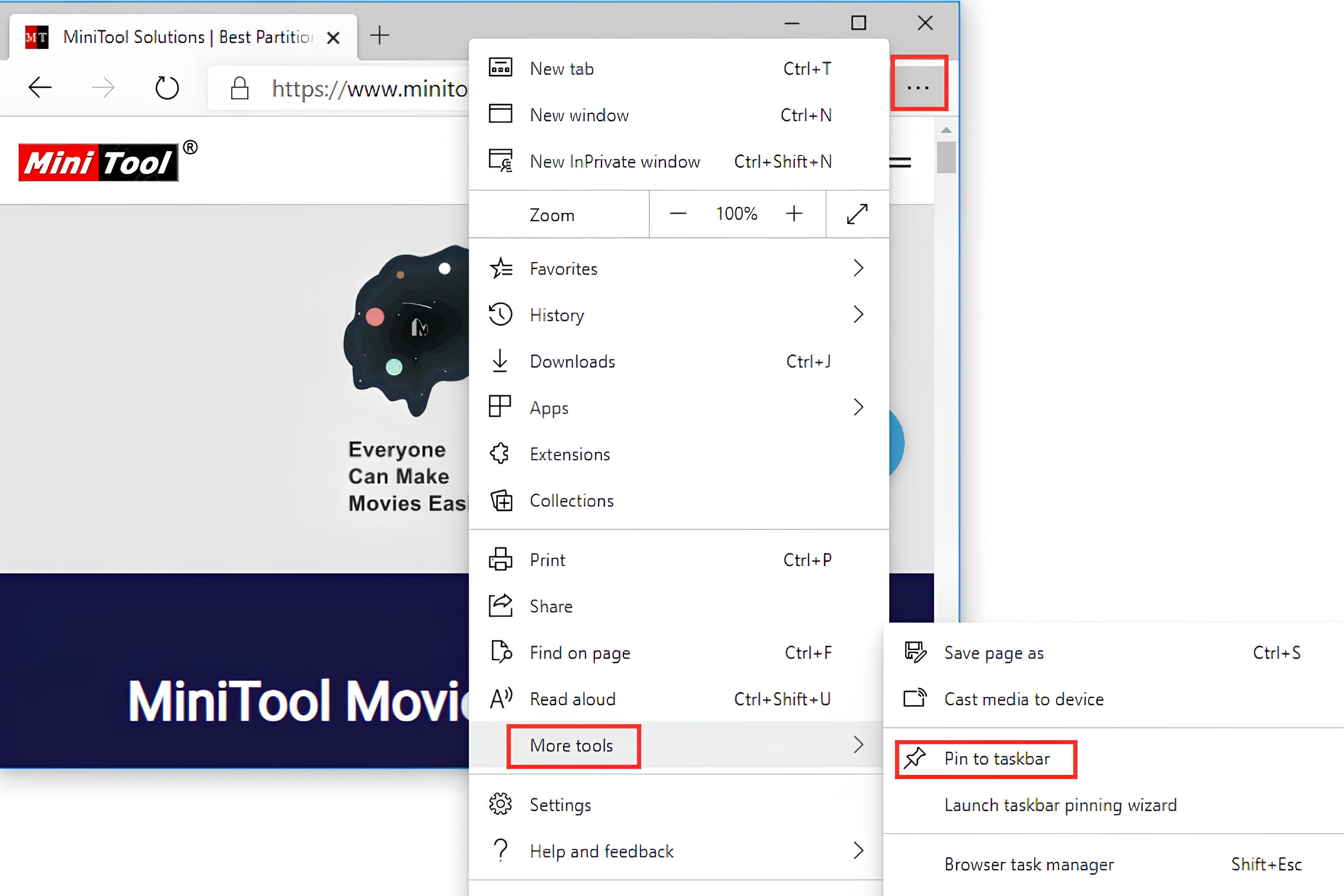 How Do I Pin A site To The Taskbar In Firefox?