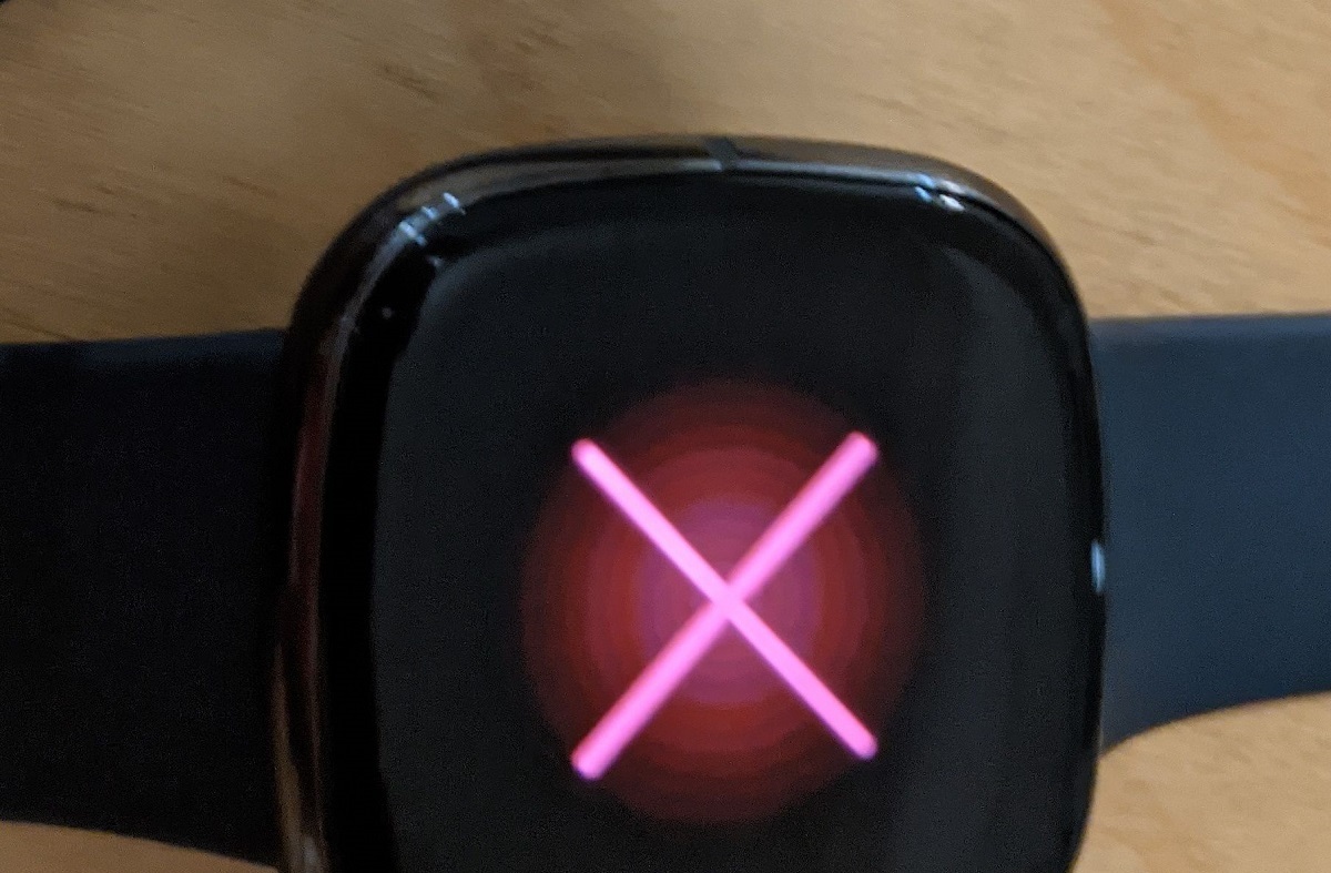 Versa Red X Mystery Understanding the Meaning of the Red X on Fitbit