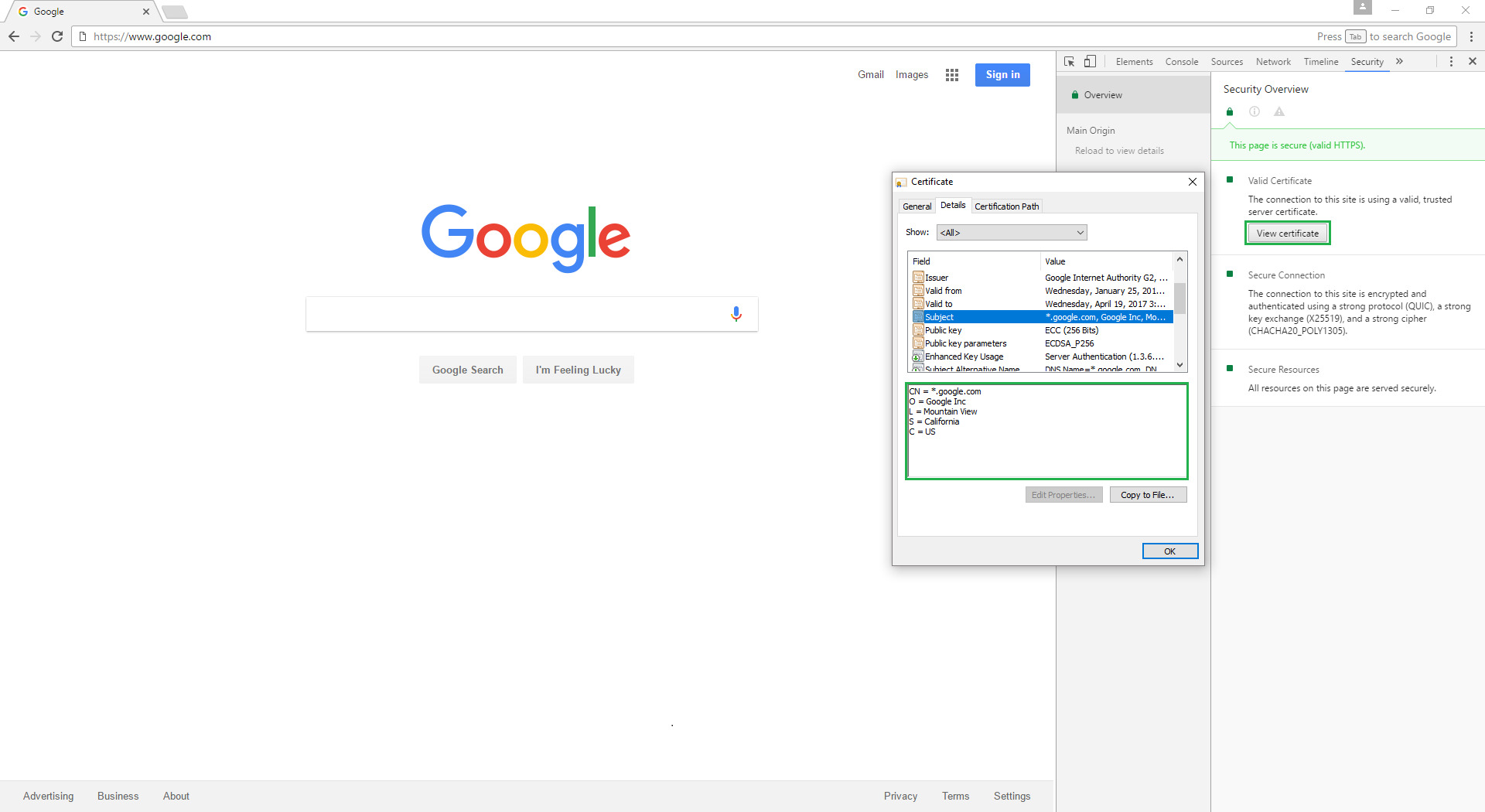 How To Check Certificate In Chrome