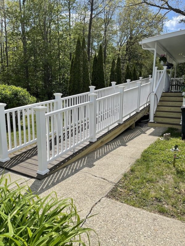 Handicap Ramp, Deck and Handrail Installation Residential roofing in