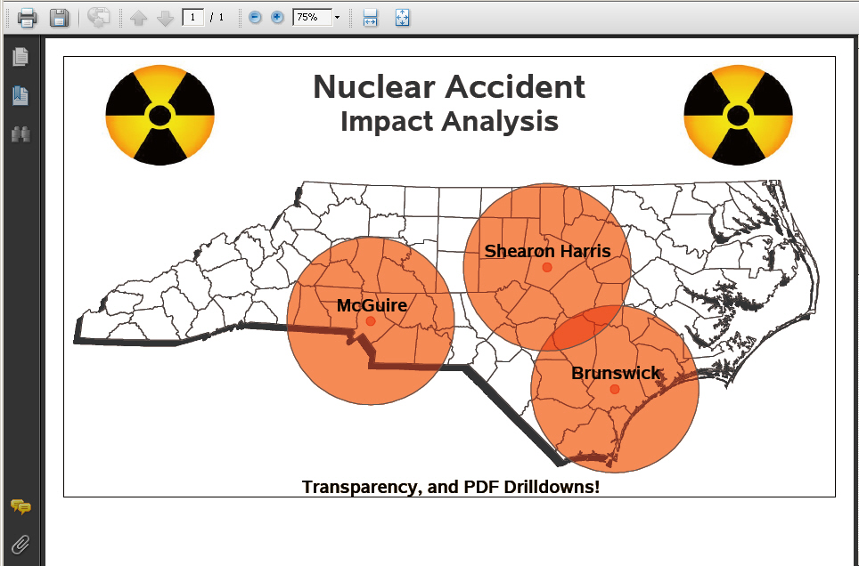 South Carolina Nuclear Power Plants Map