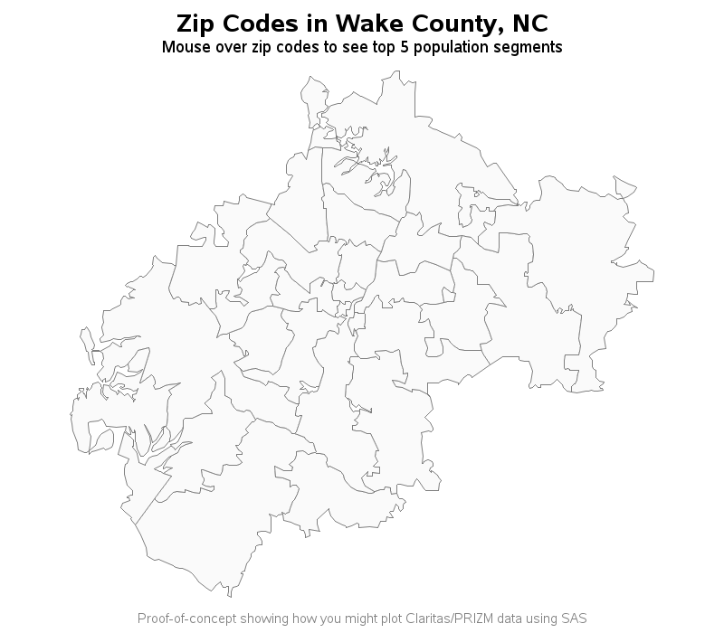 ZIP Code 27587 Wake Forest Map and Data