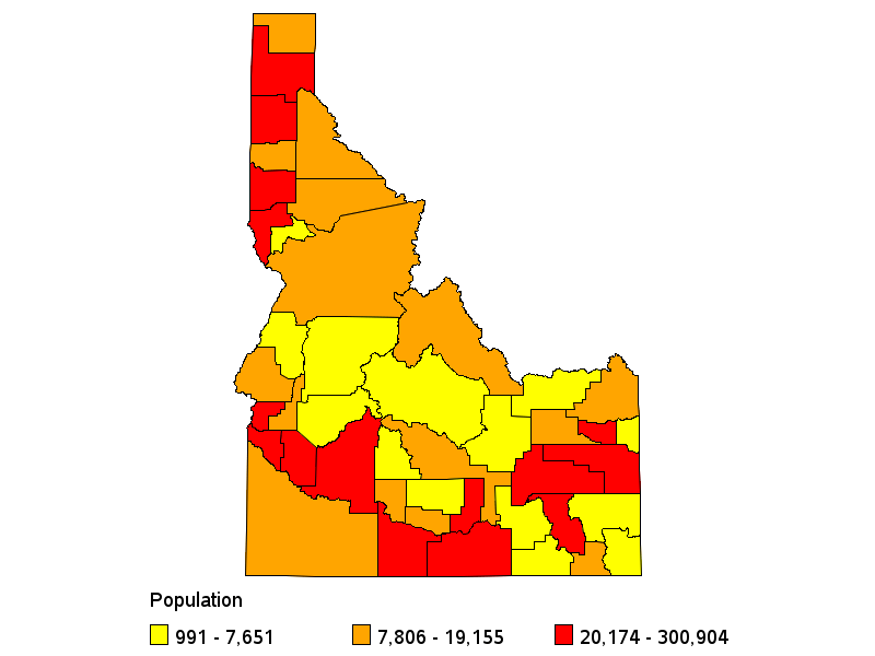 &carrier population by county