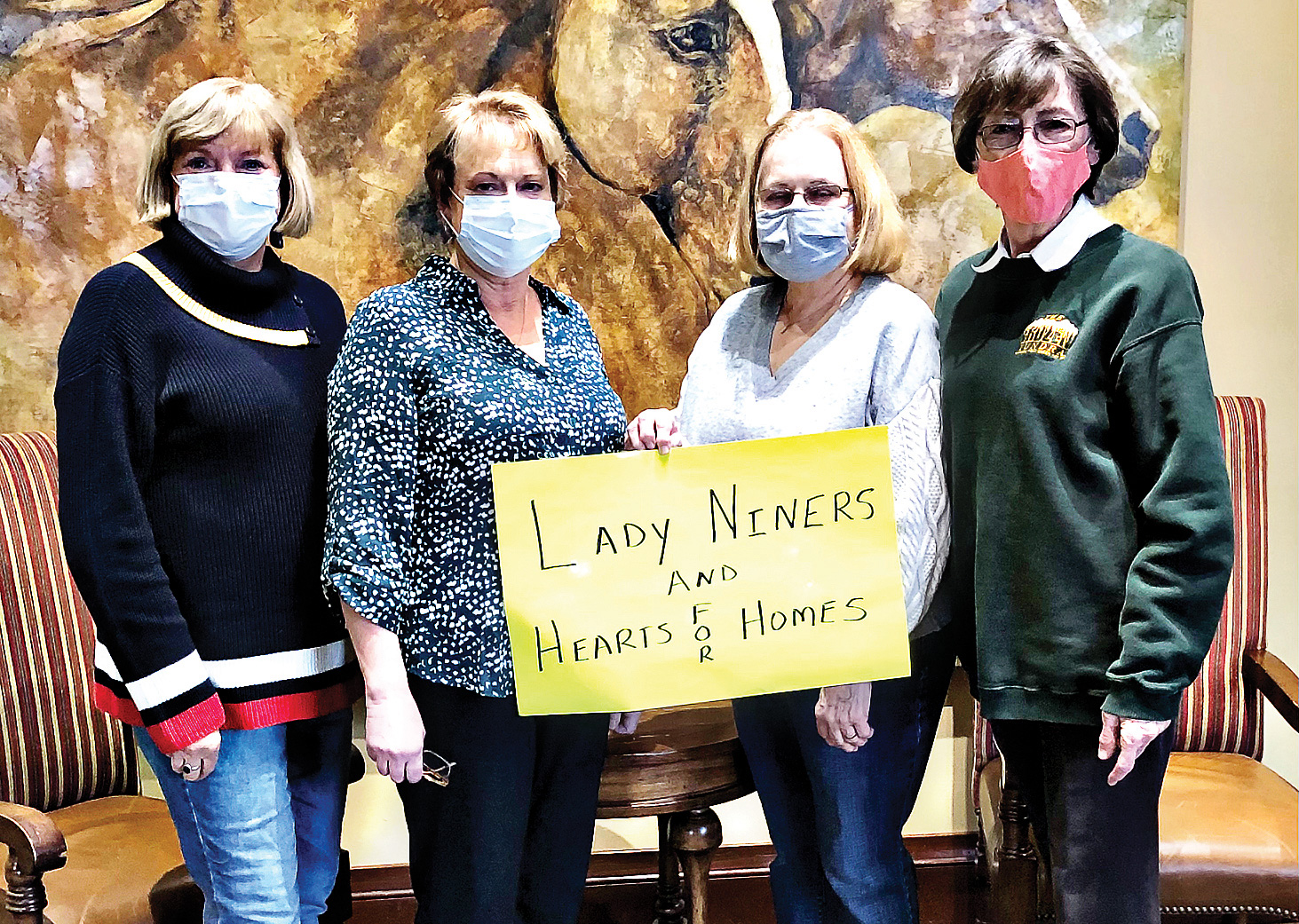 Wildhorse Lady Niners Partner with Denton Hearts for Homes for Holiday