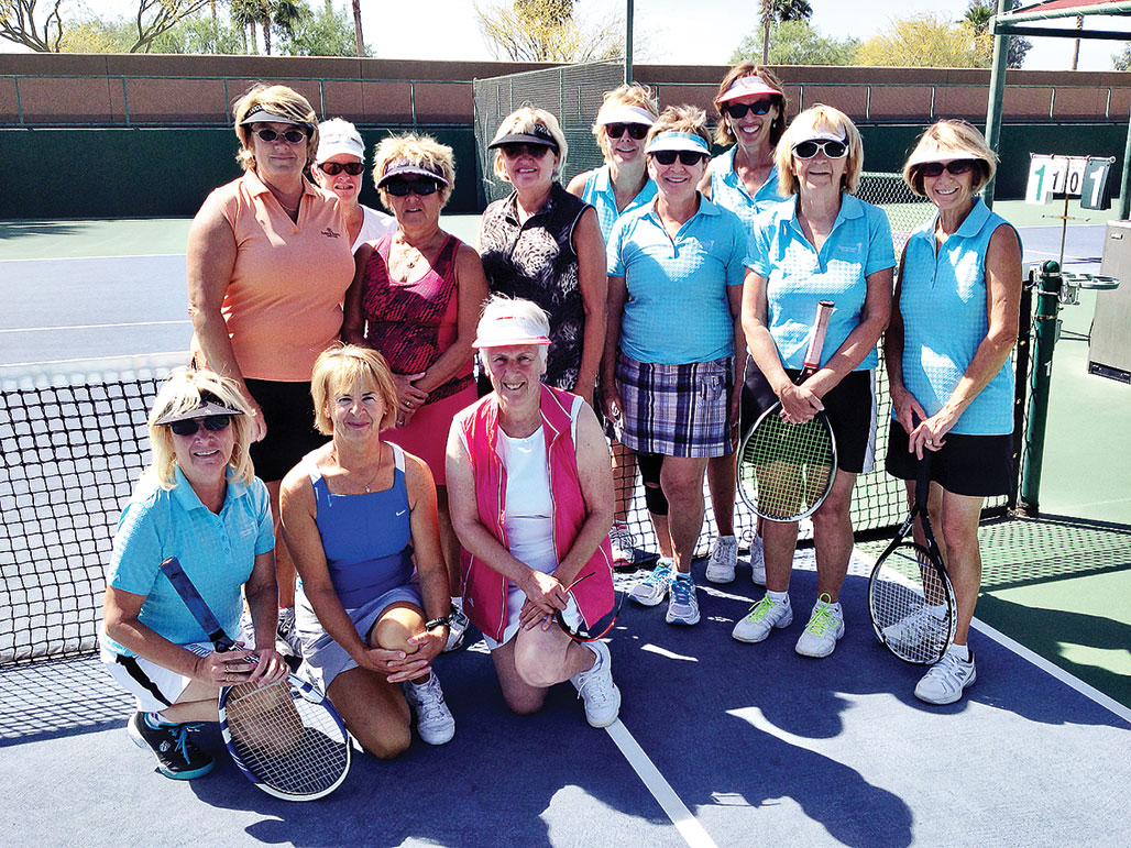 Thursday Morning Women’s Tennis League enjoys great play Robson Ranch