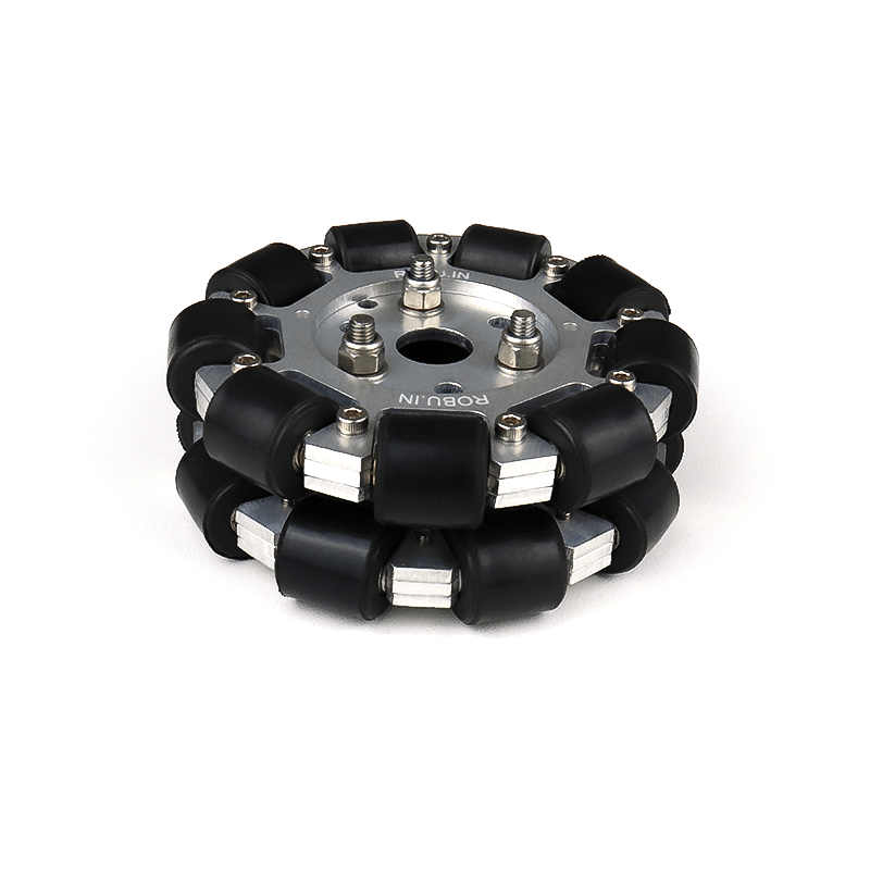 Buy EasyMech 100mm Double Aluminium Omni Wheel (BEARING TYPE ROLLER)