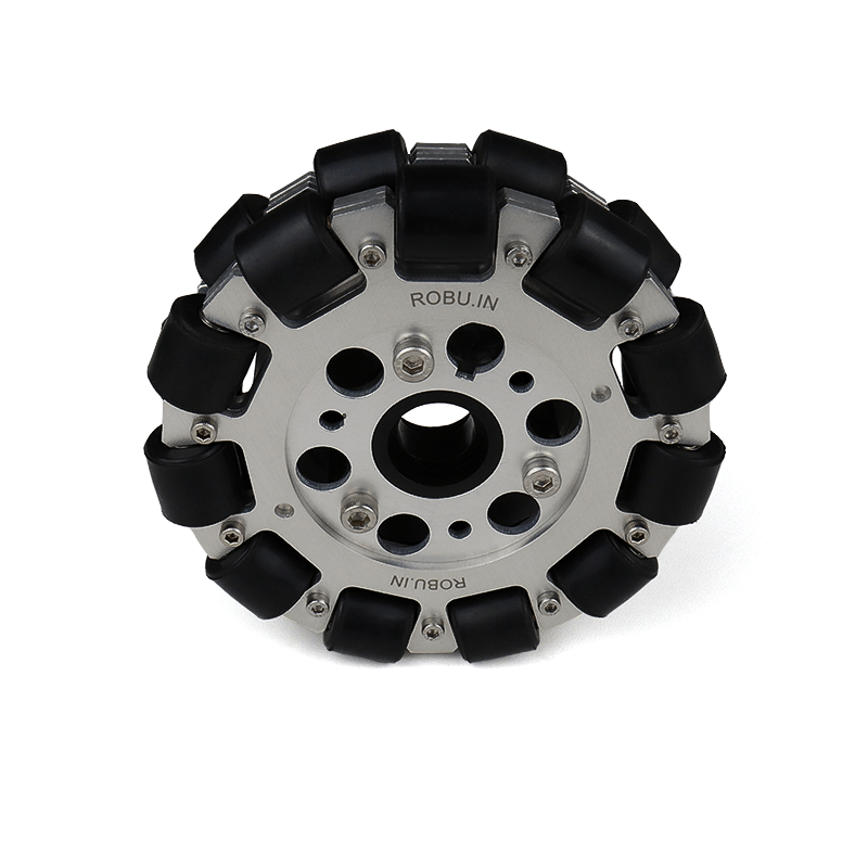 Buy EasyMech 127mm Double Aluminium Omni Wheel Online at Robu.in