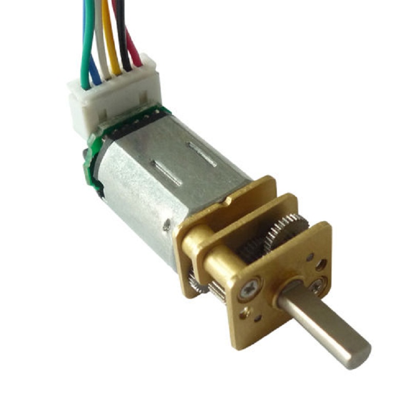 N20 12V 300RPM Micro Metal Gear Motor With Encoder