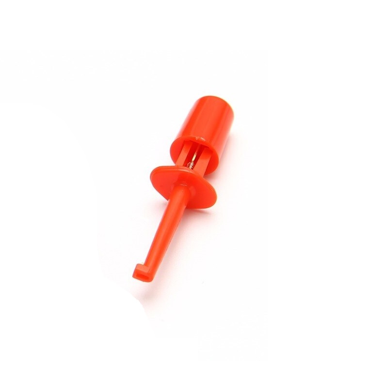 Buy 43mm Round Small Single Test Hook Clip Test Probe Red Online at Robu.in