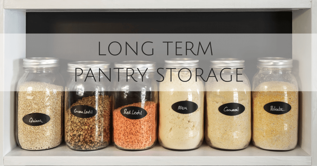 Prepared LongTerm Pantry Storage Tips