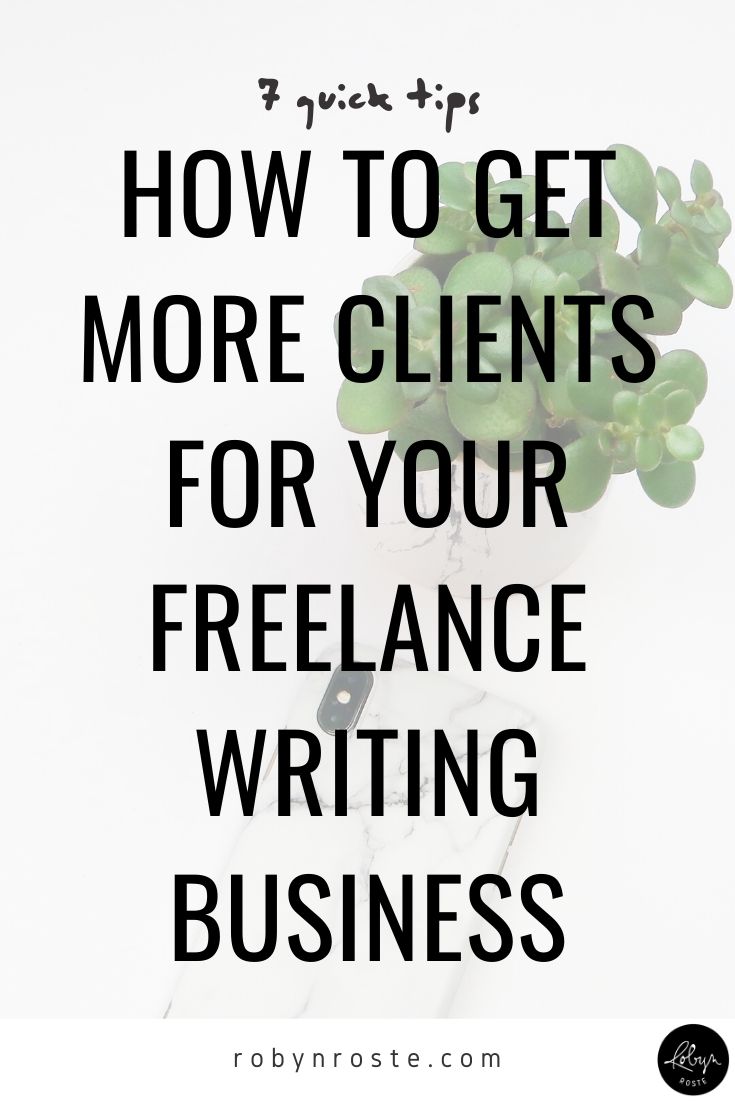 Get more clients fast with these seven ideas. I can't guarantee they'll work, but they've worked for me so at least it's a starting point.