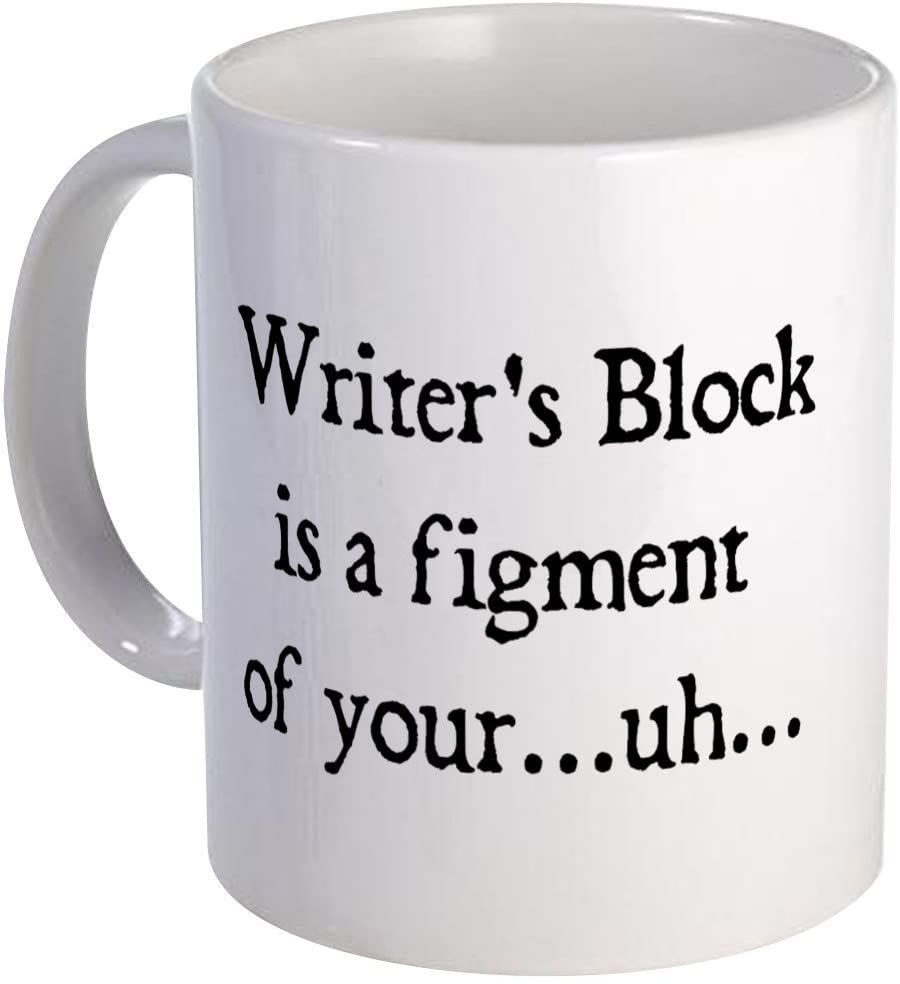 Writer's block mug