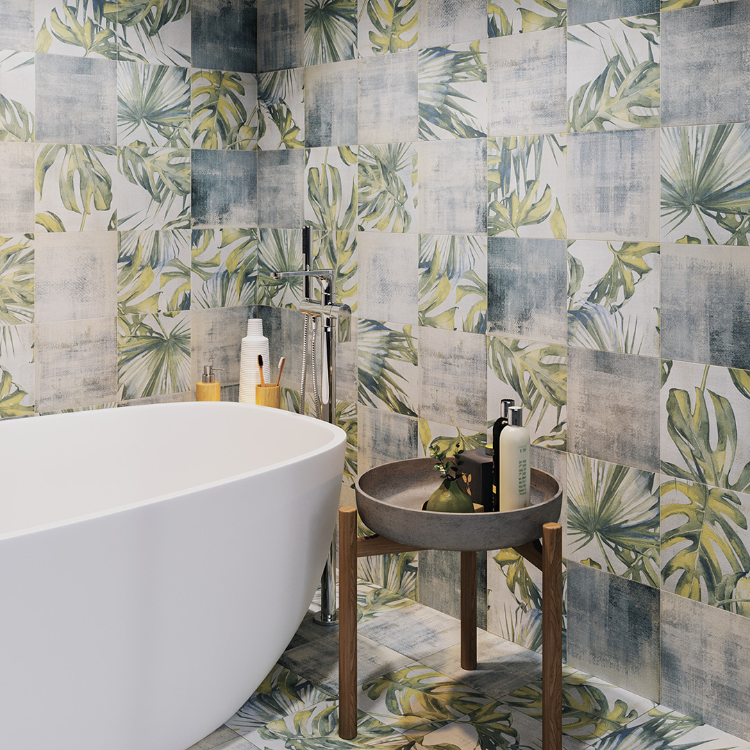 Selva tiles. Gres Stoneware Roca Tile USA