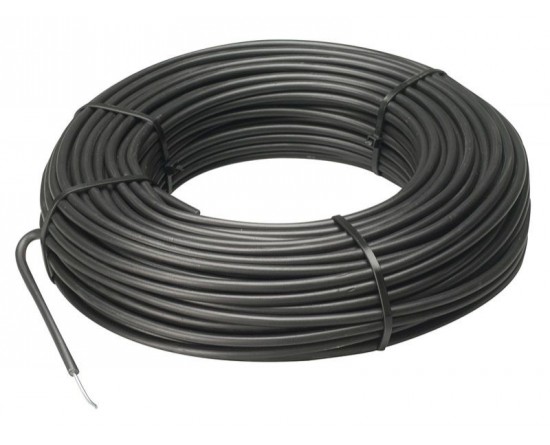 FIO ELETRICO 1.5mm PRETO DURO (Rolo 100m)