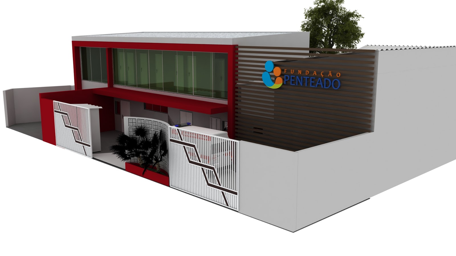 Projeto 3D de hospital Rocha Projetos