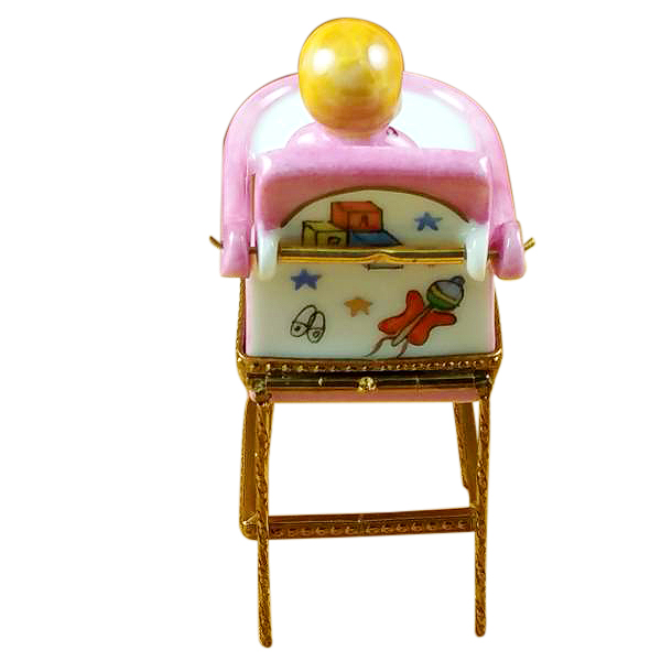 Baby High Chair Pink Rochard
