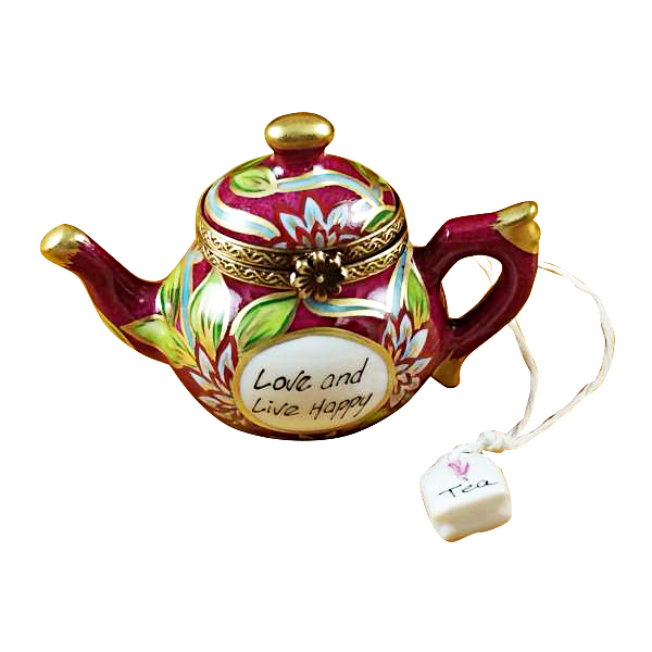 Teapot Love & Live Happy Rochard