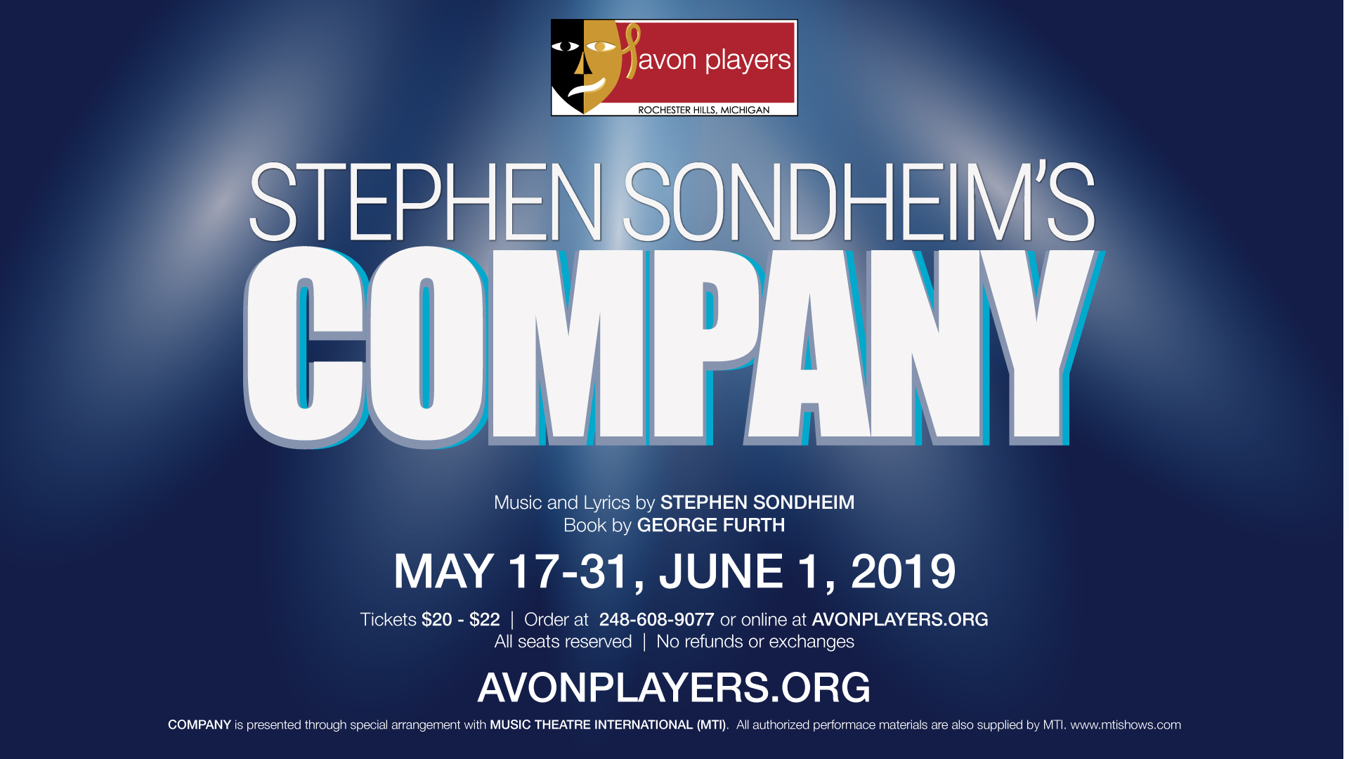 Avon Players Presents Stephen Sondheim’s Company