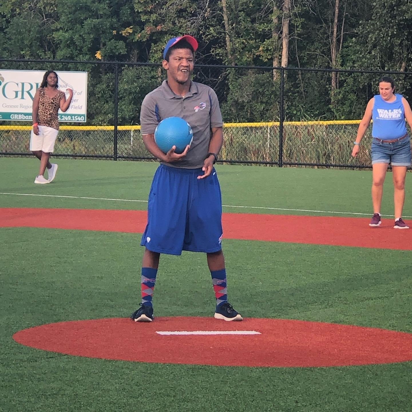 Challenger Kickball Rochester Challenger Miracle Field