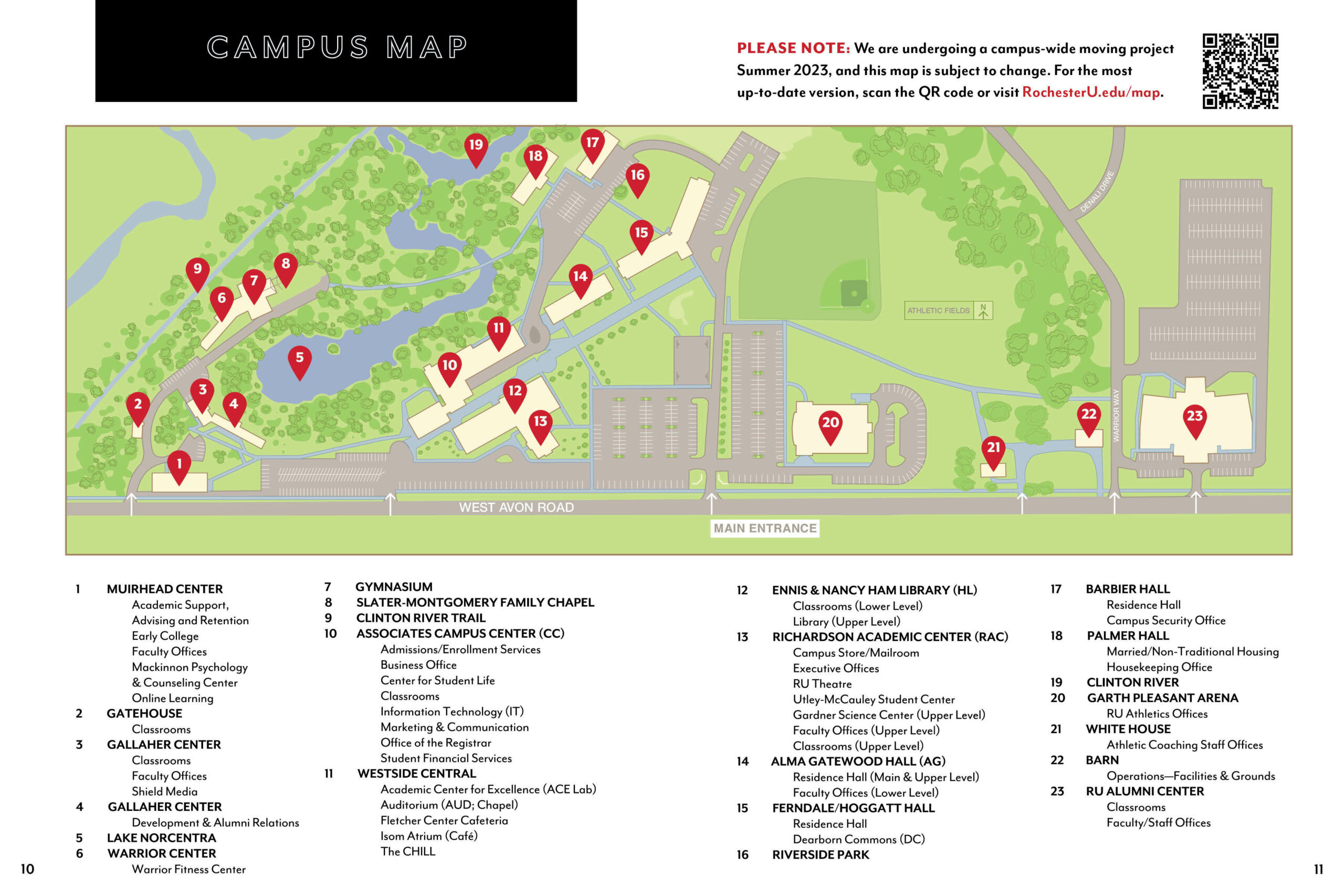 Campus Map University Of Rochester Alissa Madalena