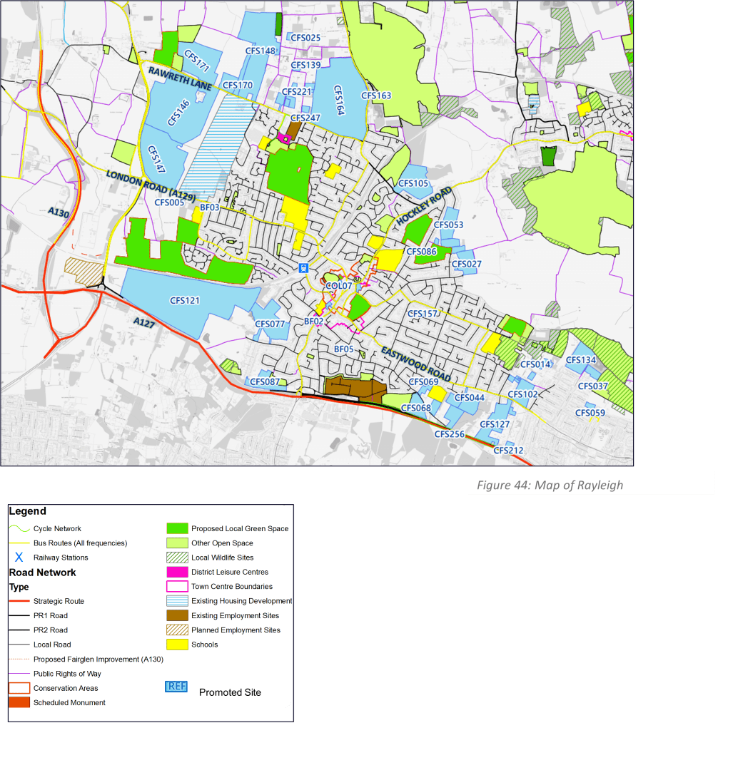 Rochford District Council New Local Plan Spatial Options Document 2021