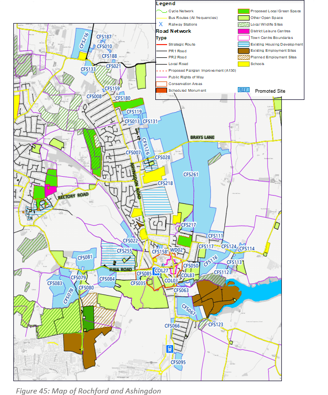 Rochford District Council New Local Plan Spatial Options Document 2021