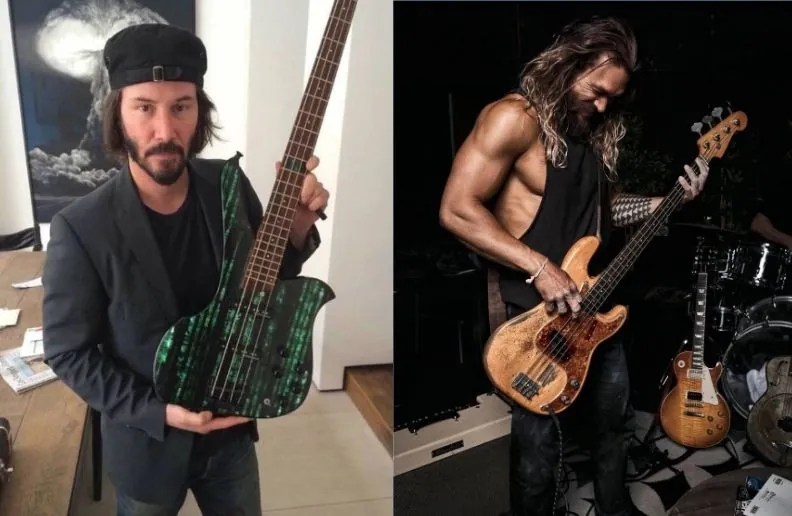 7 celebrities that are good bass players