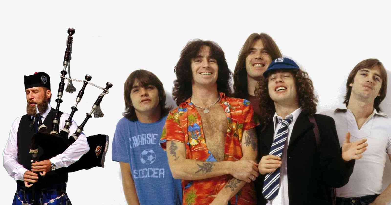 How AC/DC decided to use bagpipes in 'It's a Long Way to The Top'