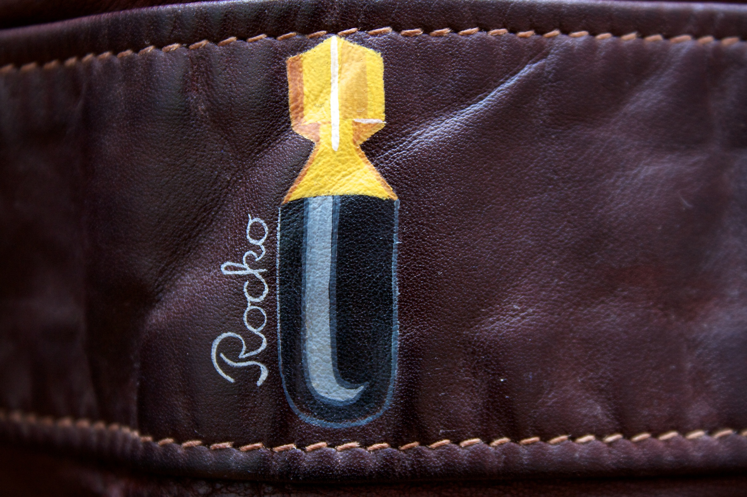 Target für toniteVintage Art auf Fliegerjacke Rocka's Flight Jacket