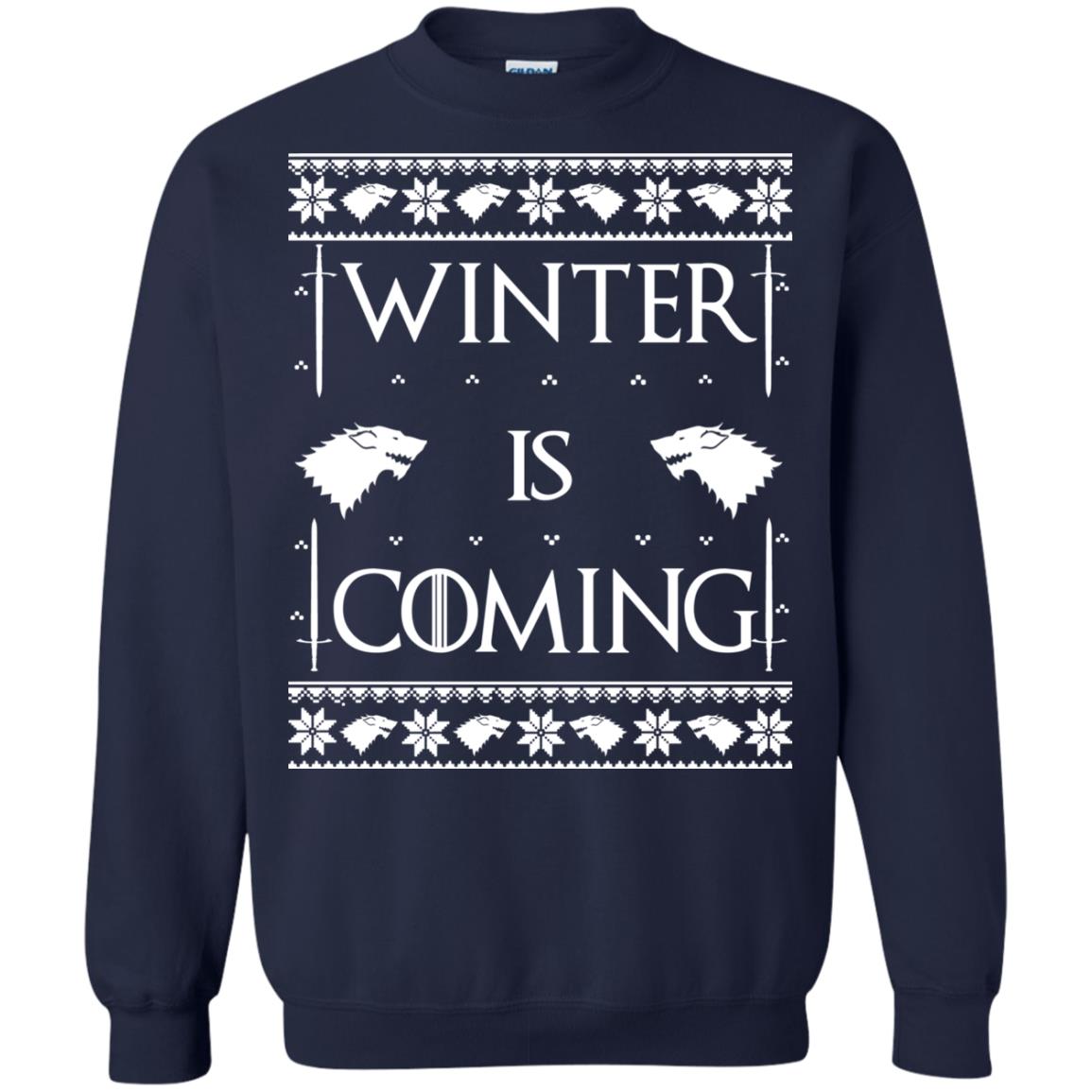 Game Of Thrones Winter is Coming Sweater Christmas Sweatshirt Rockatee