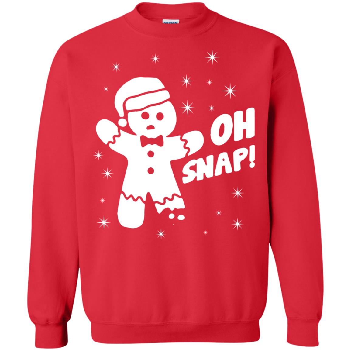 Oh Snap Gingerbread Christmas Sweater, Hoodie Rockatee
