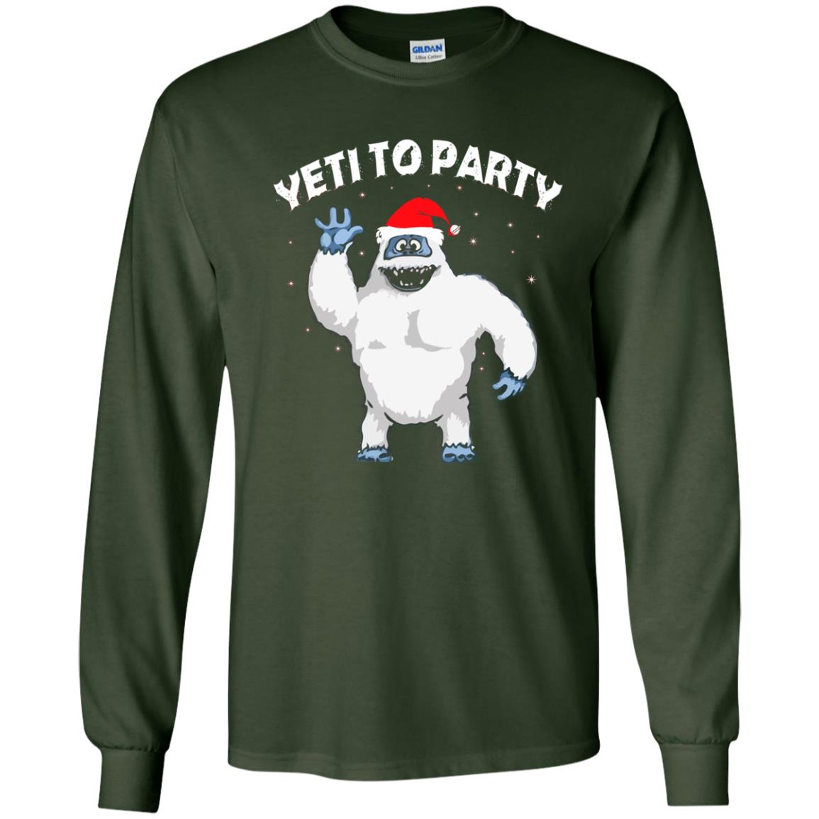 Yeti to Party Christmas Sweater, Hoodie Rockatee