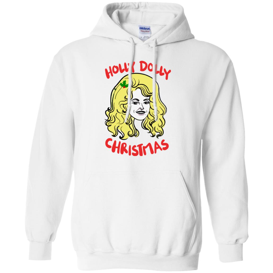 Holly Dolly Christmas Sweater, Hoodie, Long Sleeve Rockatee