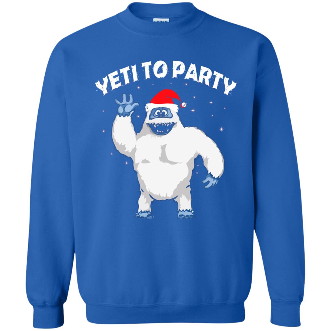 Yeti to Party Christmas Sweater, Hoodie Rockatee