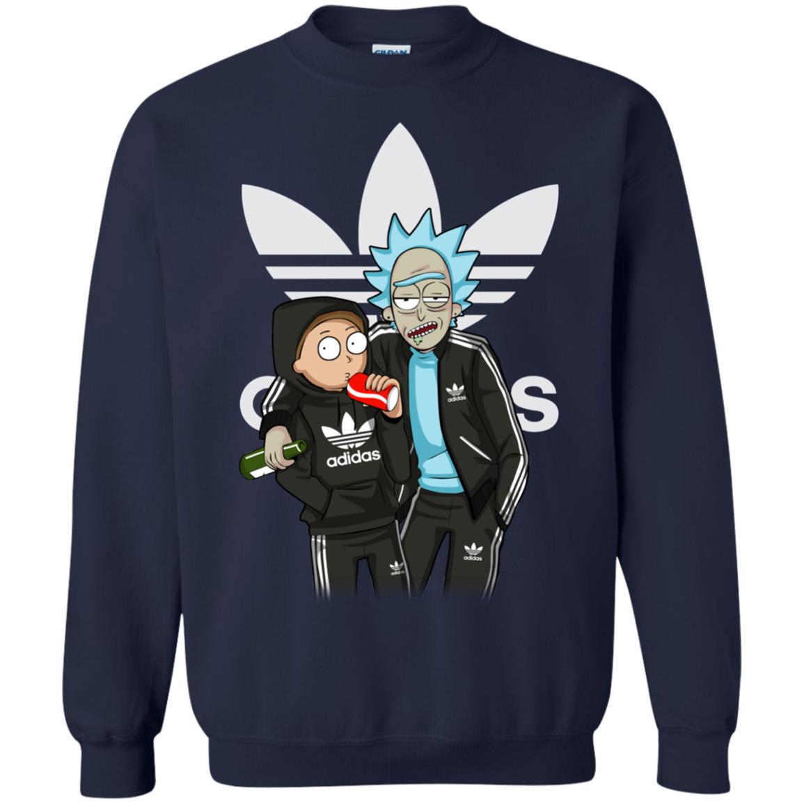 Rick and Morty Adidas shirt, sweatshirts, hoodie Rockatee