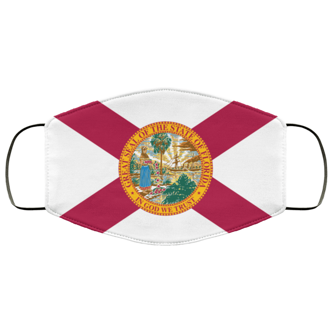 Florida flag face mask Rockatee