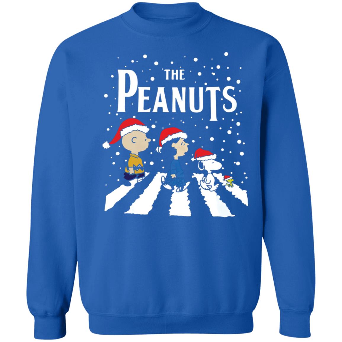 The Peanuts Abbey Road Christmas sweatshirt
