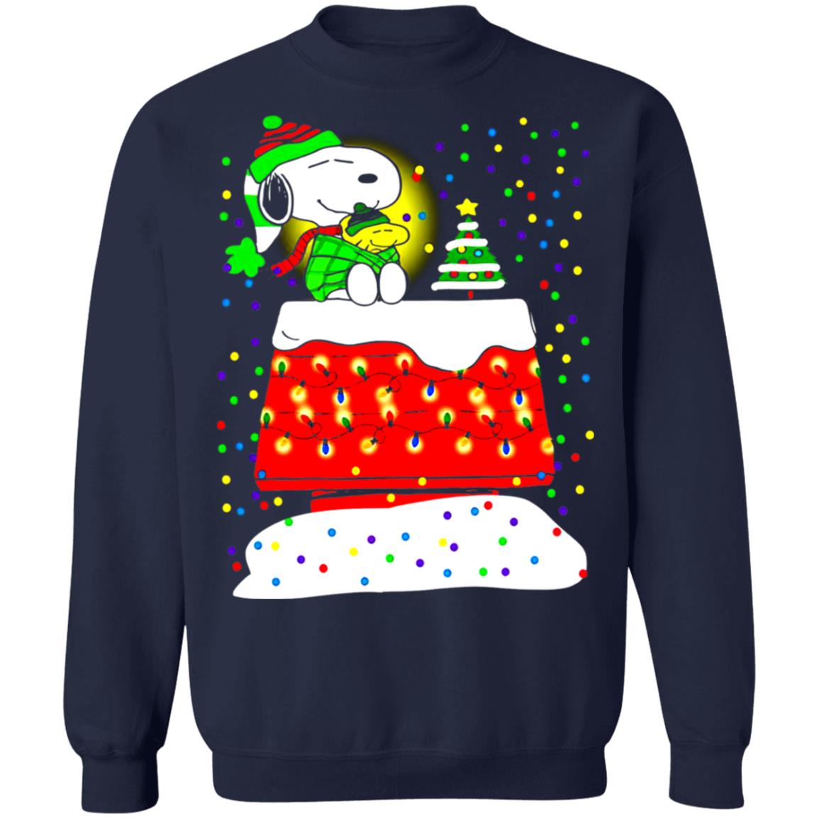Snoopy and Woodstock Christmas sweatshirt Rockatee