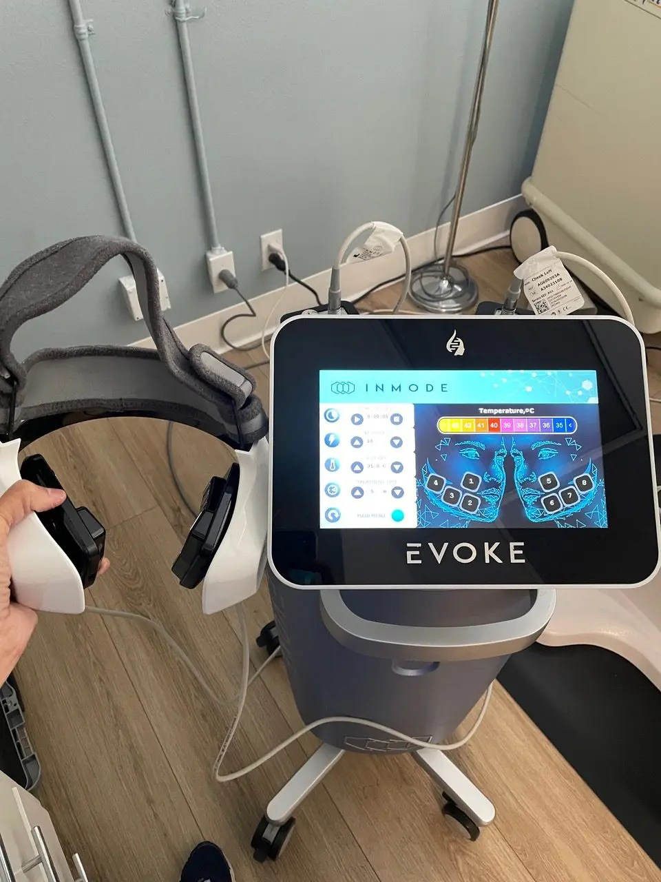 2020 InMode Evoke EmFace RF Hands Free Facial & Neck Remodeling No