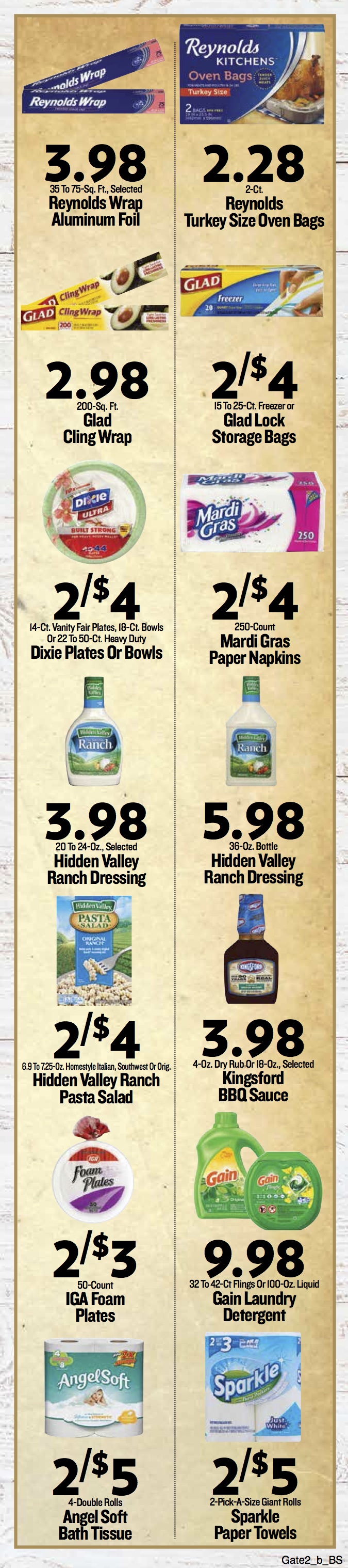 Rock Cave IGA Weekly Add